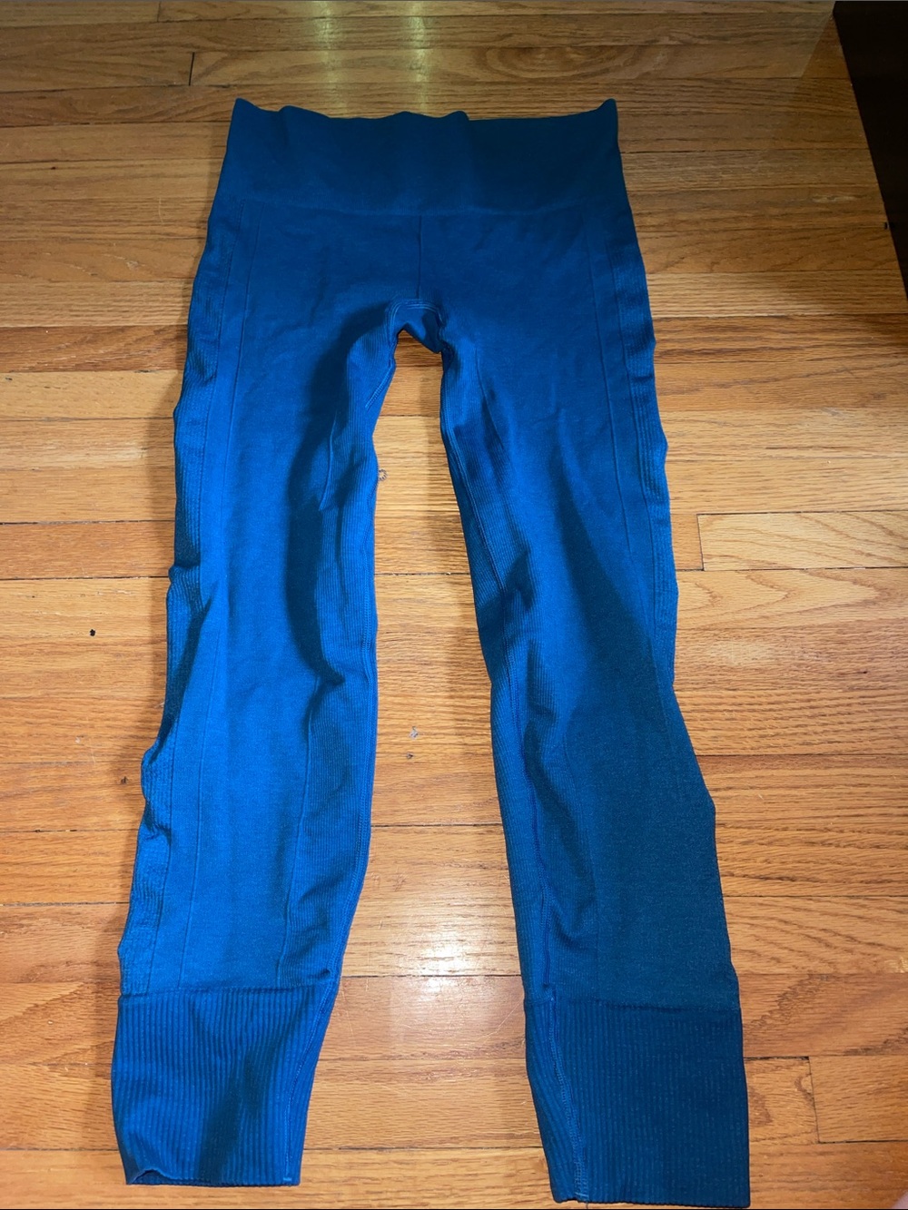lululemon athletica Kids Teal Blue Seamless Leggings